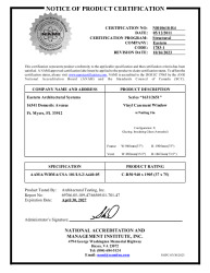 PR CERTIFICATE FL14609 R11 C CAC NI010618-R4