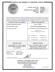 PR CERTIFICATE FL14610 R13 C CAC NI015902