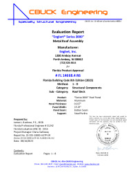 PR INSTL DOCS FL14668 R6 II 4 S3000 037ALUM STEELPURLINS EVALREPORT 