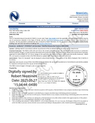 PR TECH DOCS FL14672 R10 AE 2025 05 27 FINAL PEER-TAR-002.A FL14672-R10