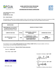 PR CERTIFICATE FL14784 R15 C CAC OOO LC-PG50-108X72 DP-55 NEW1