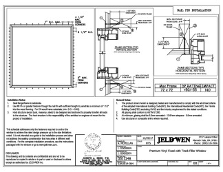 PR Instl Docs FL14784 R18 II Premium Vinyl Fixed with Track Filler Install Package FBC 72 x 72 01-21-...