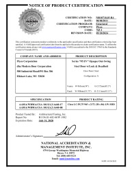 PR CERTIFICATE FL14800 R6 C CAC NI010718.03-R4