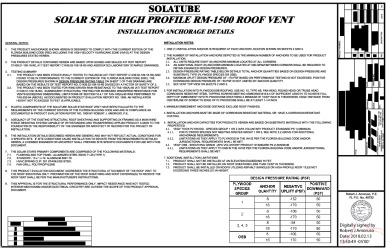PR INSTL DOCS FL14826 R7 II SOLA0006 REV D RM-1500 SS