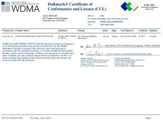 PR CERTIFICATE FL14888 R11 C CAC 419-H-1029.10