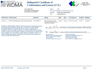 PR CERTIFICATE FL14888 R11 C CAC 419-H-1029.11