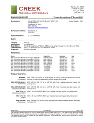 PR Instl Docs FL15067 R9 II MSA14002.8 2023 FBC Eval MSA Underlayments final