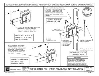 PR INSTL DOCS FL15078 R5 II 99-A-075 LOCKINSTALL S