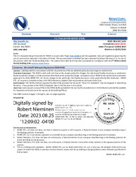 PR TECH DOCS FL15149 R5 AE 2023 08 25 FINAL PEER-SIKA-002.A WTRPFG FL15149-R5