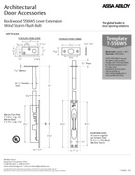 PR Instl Docs FL15169 R5 II 556WS ASSEMBLY AND INSTALLATION