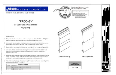 PR Instl Docs FL15275 R4 II (d) Inst 15275.6