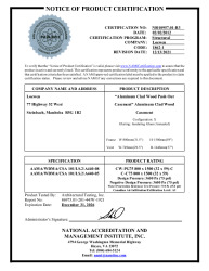 PR CERTIFICATE FL15303 R6 C CAC NI010957.01-R3