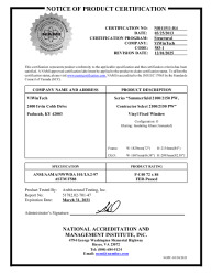 PR CERTIFICATE FL15408 R5 C CAC NI011511-R4