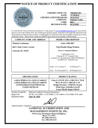 PR CERTIFICATE FL15422 R11 C CAC NI010847-R5
