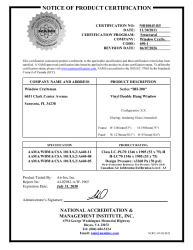 PR CERTIFICATE FL15422 R12 C CAC NI010845-R5