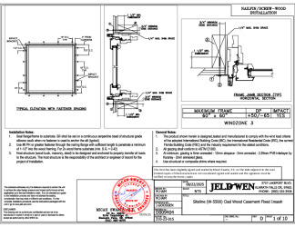 PR INSTL DOCS FL15442 R11 II D009404 (20117.2) - SITELINE (W-5500) CLAD WOOD CASEMENT FIXED INSASH 60X60 DP50-65 WZ3 FBC INSTALLS 8-22-25 DSS