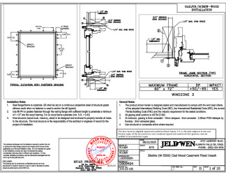 PR INSTL DOCS FL15442 R11 II D009404 (20117.3) - SITELINE (W-5500) CLAD WOOD CASEMENT FIXED INSASH 60X72 DP50-65 WZ3 FBC INSTALLS 8-22-25 DSS