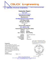 PR Instl Docs FL15471 R5 II 1 ZeeLock 24ga WoodDeck HVHZ EVALREPORT 