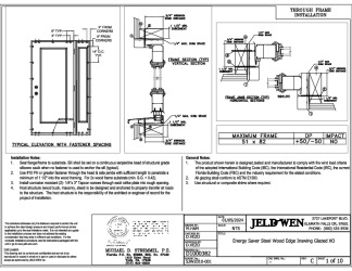 PR Instl Docs FL15474 R12 II D1000382 - Energy Saver Steel W.E. ISW-OSW Glazed 51x82 DP50 XO FBC Installs 1-5-24 - Sealed