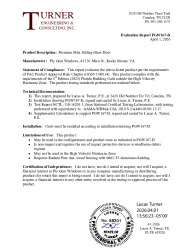 PR TECH DOCS FL15540 R7 AE EVALREPORT-PGW167-D