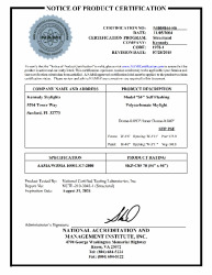 PR CERTIFICATE FL15592 R5 C CAC NI005844-R6 KENN0008