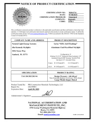 PR CERTIFICATE FL15592 R9 C CAC NI016714 - ISFG PRODUCT CERTIFICATION
