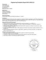 PR TECH DOCS FL15709 R14 AE PW410 LMI HVHZ - ENG EVAL - A