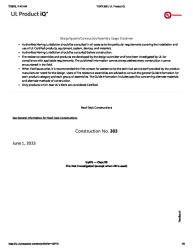 PR Instl Docs FL15722 R6 II TGKX.303 UL Product iQ