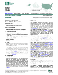 PR TECH DOCS FL15730 R7 AE ESR-1396 MARCH 2023