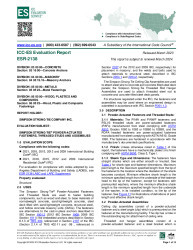 PR TECH DOCS FL15730 R7 AE ESR-2138 MAR 2024