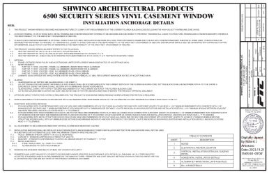 PR Instl Docs FL15757 R10 II SHW0005 RevA 6500 SecurityCasement ss