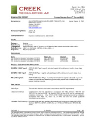 PR Instl Docs FL15822 R4 II GMC12001.4 2023 FBC Eval Underlayments final