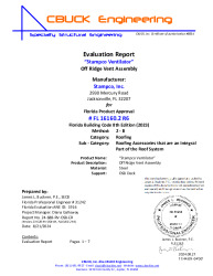 PR Instl Docs FL16160 R6 II 2 Stampco VentilatorOnOSB EVALREPORT 