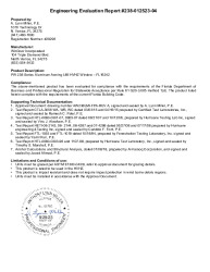 PR TECH DOCS FL16242 R10 AE AW238 LMI HVHZ - ENG EVAL - REV A