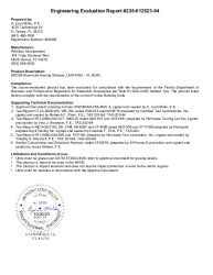 PR TECH DOCS FL16242 R11 AE AW238 LMI HVHZ - ENG EVAL - REV A2