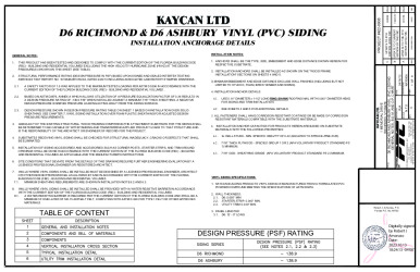 PR Instl Docs FL16299 R6 II KAY0006 RevC D6 Siding ss