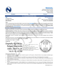 PR Instl Docs FL16311 R23 II 2024 11 26 FINAL PEER-GAF-005.A INSULATION FL16311-R23