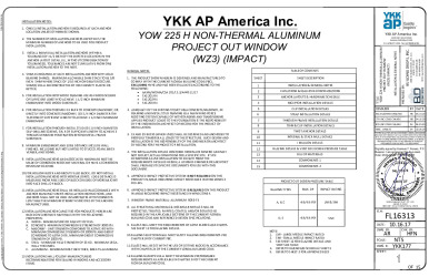 PR Instl Docs FL16313 R10 II YKK177 SS 2024-02-28