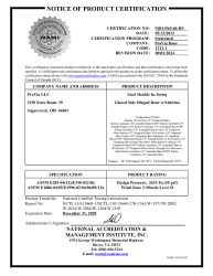 PR CERTIFICATE FL16401 R16 C CAC NI011565.06-R9