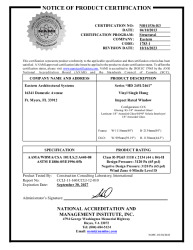 PR CERTIFICATE FL16412 R10 C CAC NI011536-R3