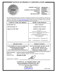 PR CERTIFICATE FL16418 R8 C CAC NI011461-R3