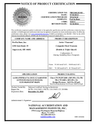 PR CERTIFICATE FL16418 R8 C CAC NI011461.01-R3