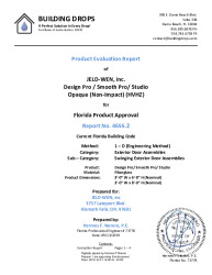 FL16468.1-R18 - Single (X) Opaque Door 3-0 x 6-8 and 3-0 x 8-0 Inswing and