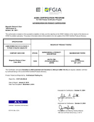 PR CERTIFICATE FL16474 R6 C CAC 13538