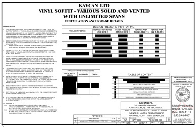 PR Instl Docs FL16503 R8 II KAY0009 Rev D VinylSoffit-UnlimitedSpan ss