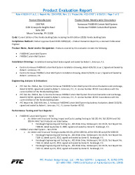PR TECH DOCS FL16547 R5 AE PER 2543 REV2 FV400HR-FV600A SS