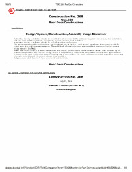 PR INSTL DOCS FL16606 R12 II CONSTRUCTION NO. 268