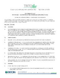 PR Instl Docs FL16615 R3 II TritoFlex Specifications - Concrete Waterproofing - C4.16