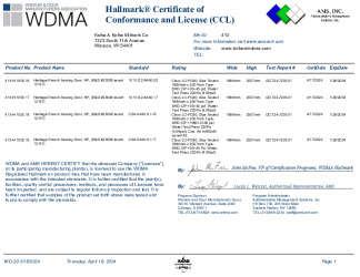PR CERTIFICATE FL16653 R6 C CAC CCL PROJECT 23008 RECERT 12197