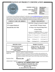 PR CERTIFICATE FL16674 R17 C CAC NI011914-R12